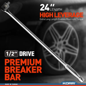 1/2” DRIVE – 24” LENGTH BREAKER BAR