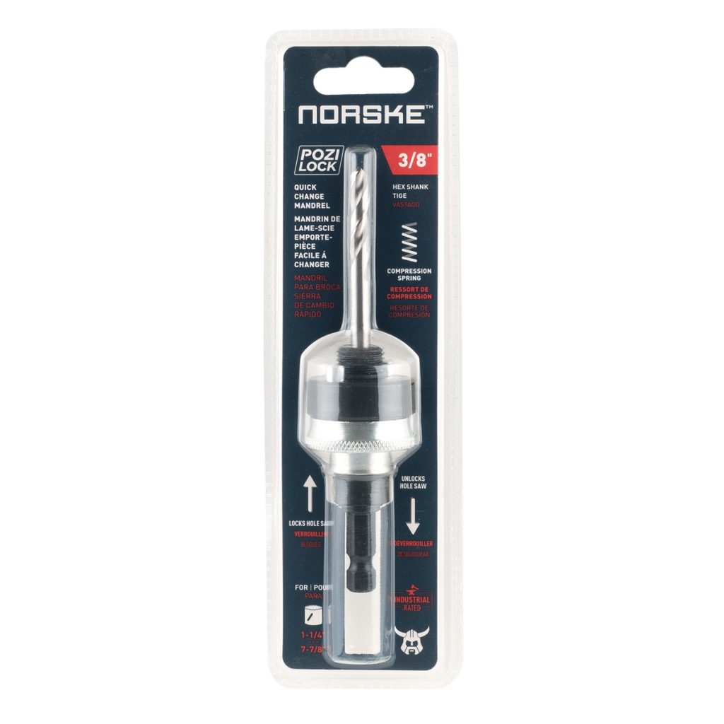 SPRING LOADED POZI-LOCK MANDREL - Norske Tools