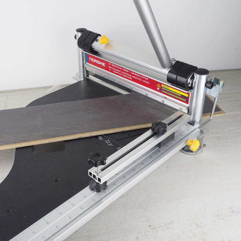 13" SIDING & LAMINATE FLOORING CUTTER WITH HOLD DOWN CLAMP Norske Tools