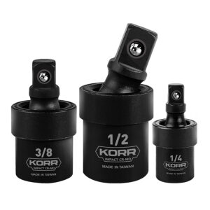 3 PC IMPACT UNIVERSAL JOINT SWIVEL SOCKET SET