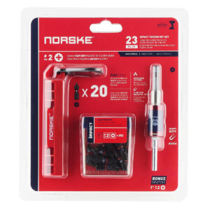 23 PC IMPACT TORSION BIT SETS
