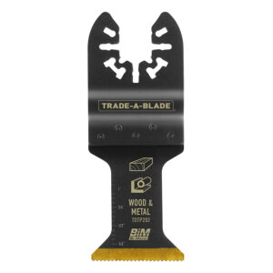 TITANIUM COATED WOOD + METAL FLUSH CUT
